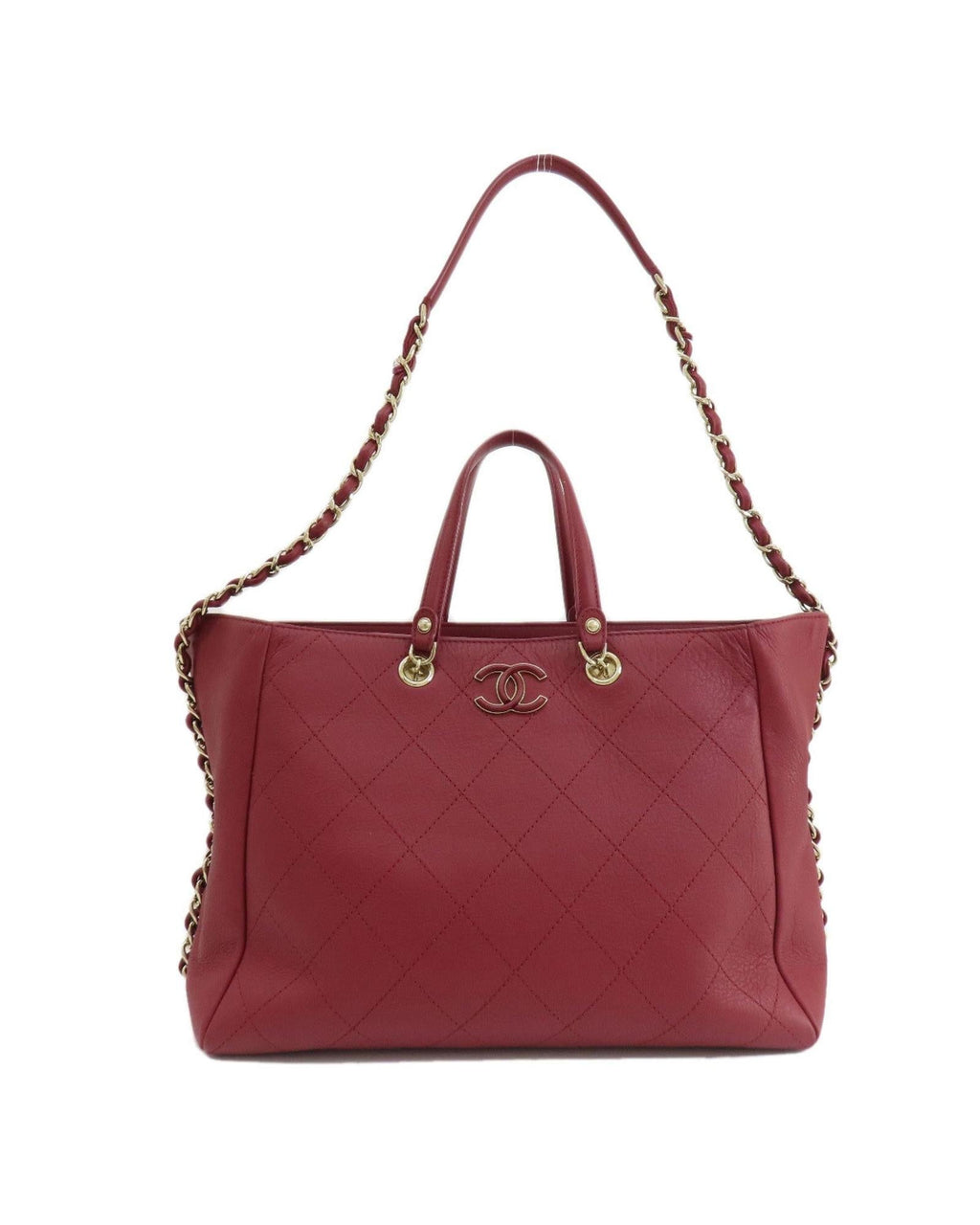 Chanel quilted tote bag