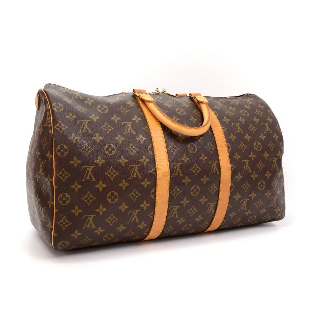 Louis Vuitto Keepall 50 Monogram Canvas Travel Bag