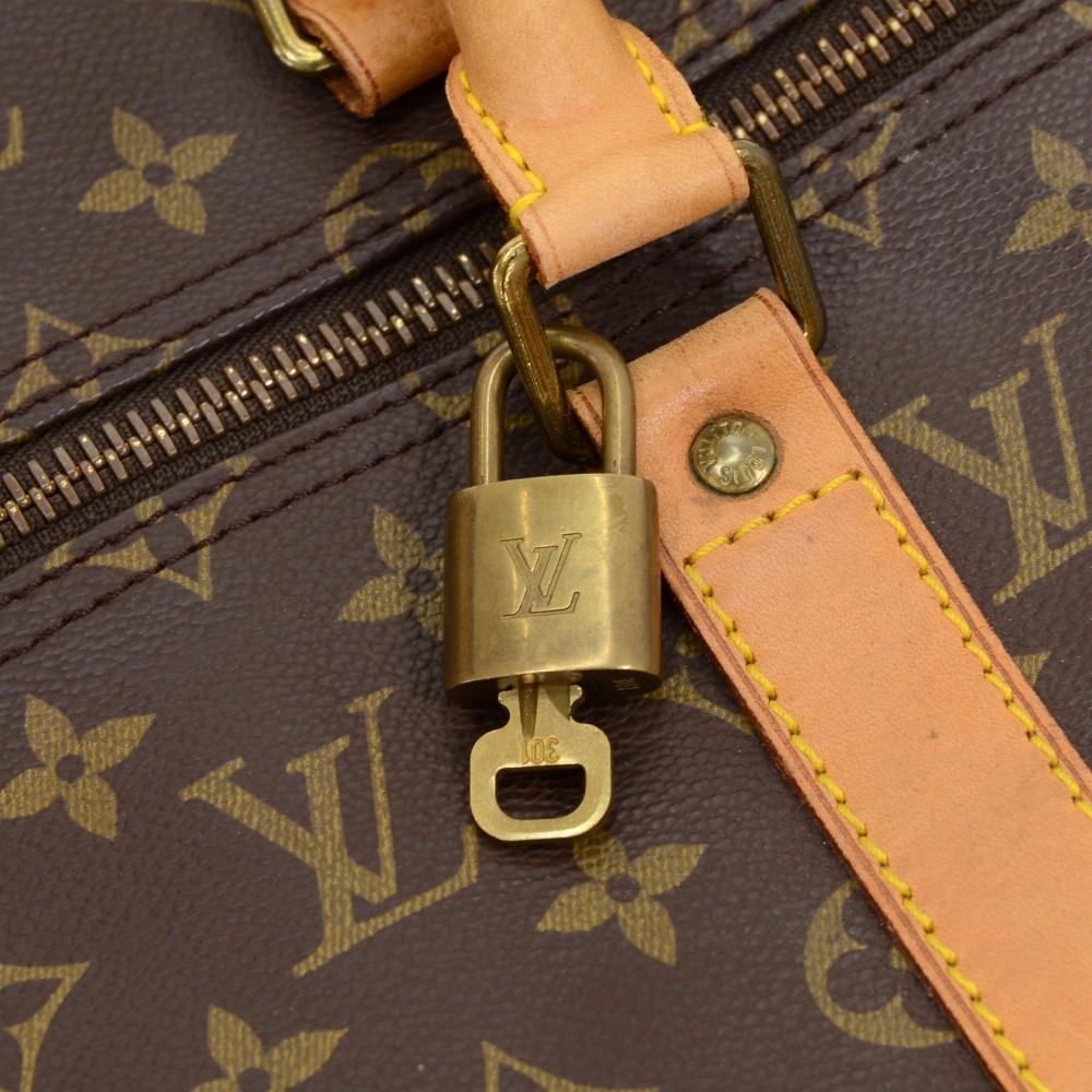 Louis Vuitto Keepall 50 Monogram Canvas Travel Bag