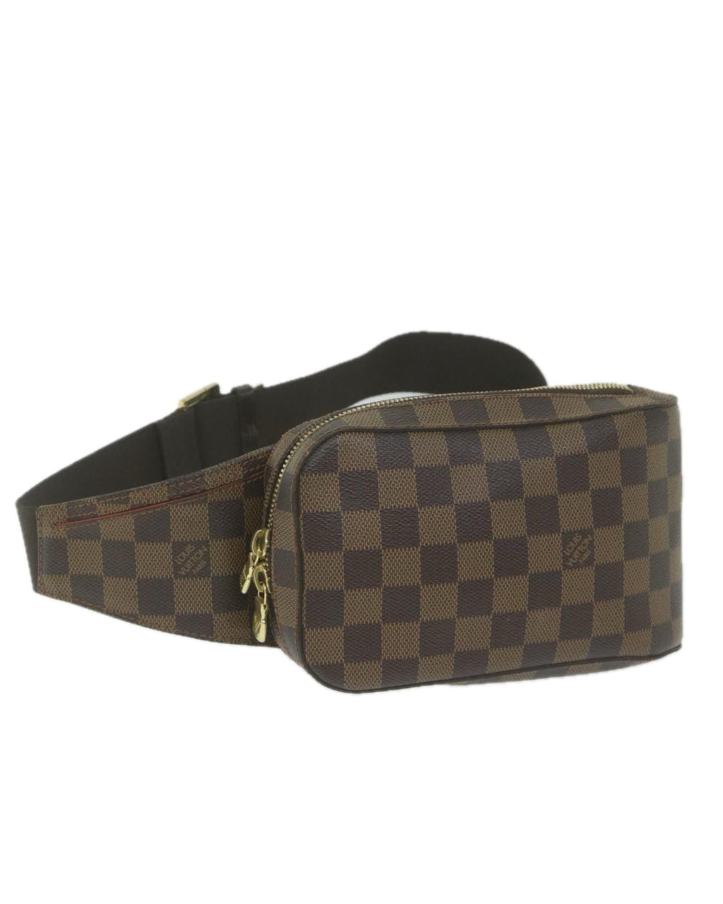 Classic Checkered Canvas Shoulder Bag