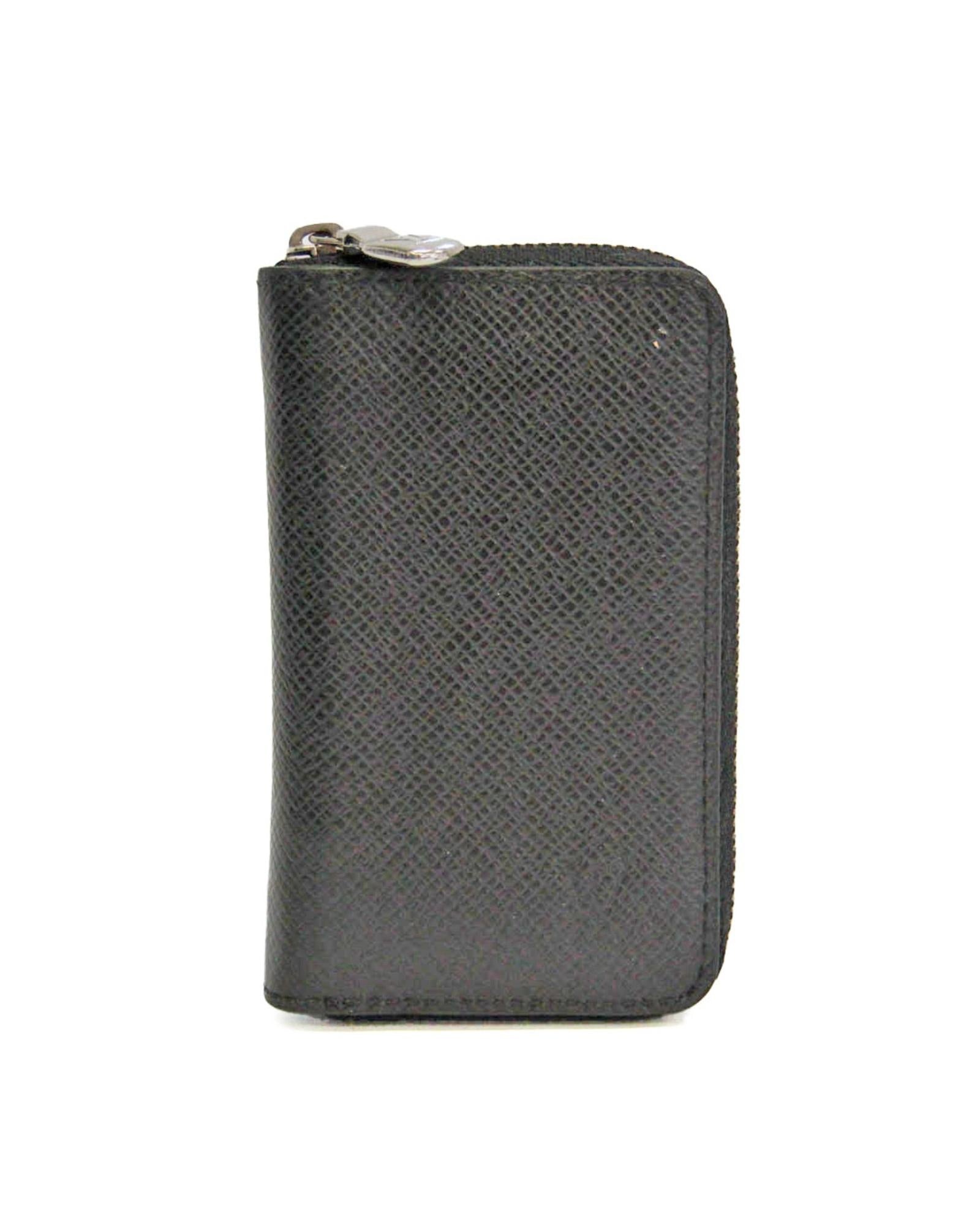 Louis Vuitton Taiga Zipped Coin Purse - Slate