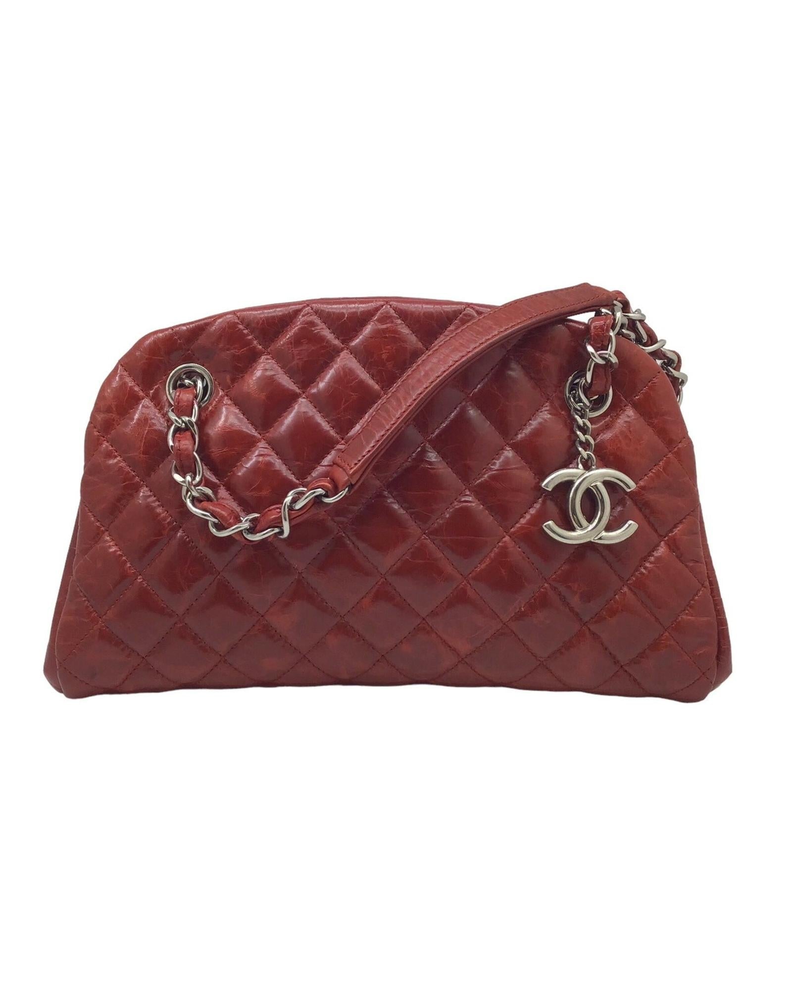 Chanel Quilted Lambskin Chain Bag