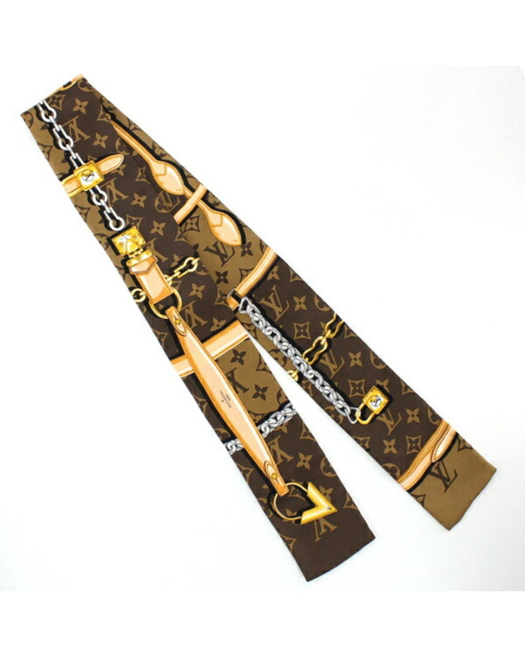 Timeless Brown Silk Scarf