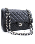 Chanel Classic Double Flap Caviar Leather Bag