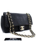 Chanel Chevron Quilted Shoulder Bag Classic Flap