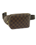Damier Ebene Canvas Shoulder Bag