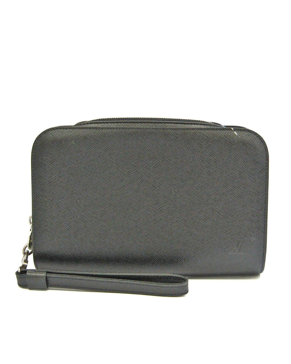 Black Leather Baikal Bag by Louis Vuitton