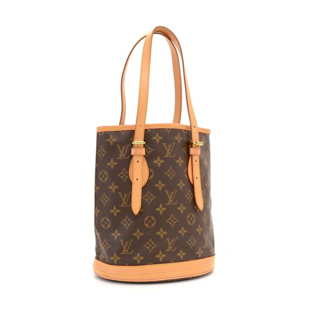 Louis Vuitto Bucket PM Monogram Canvas Shoulder Bag
