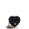 CHANEL CC in Love Heart Belt Bag Quilted Lambskin