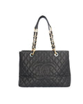 Chanel Classic Quilted Tote Bag Black