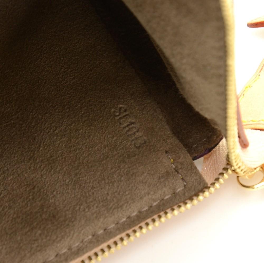 Louis Vuitto Pochette Accessoires Multicoloured Monogram Canvas Evening Bag
