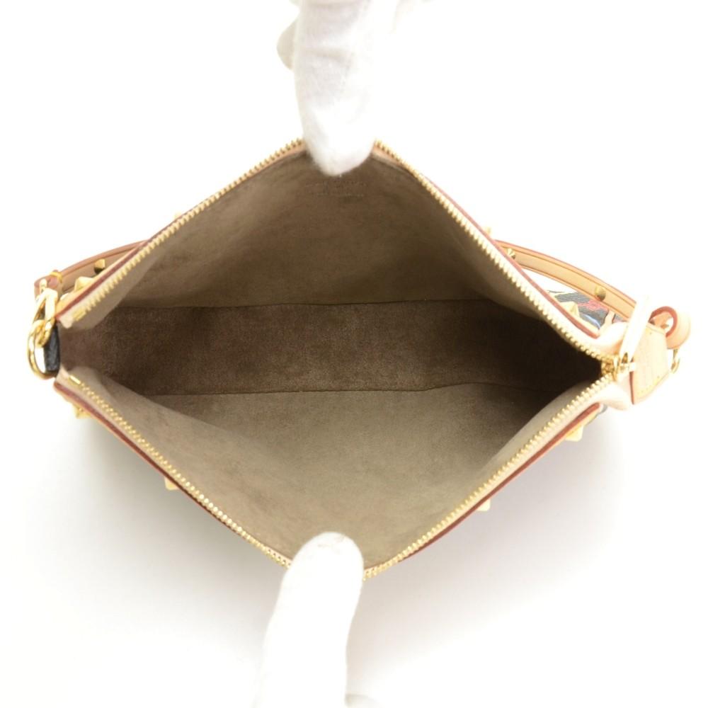 Louis Vuitto Pochette Accessoires Multicoloured Monogram Canvas Evening Bag