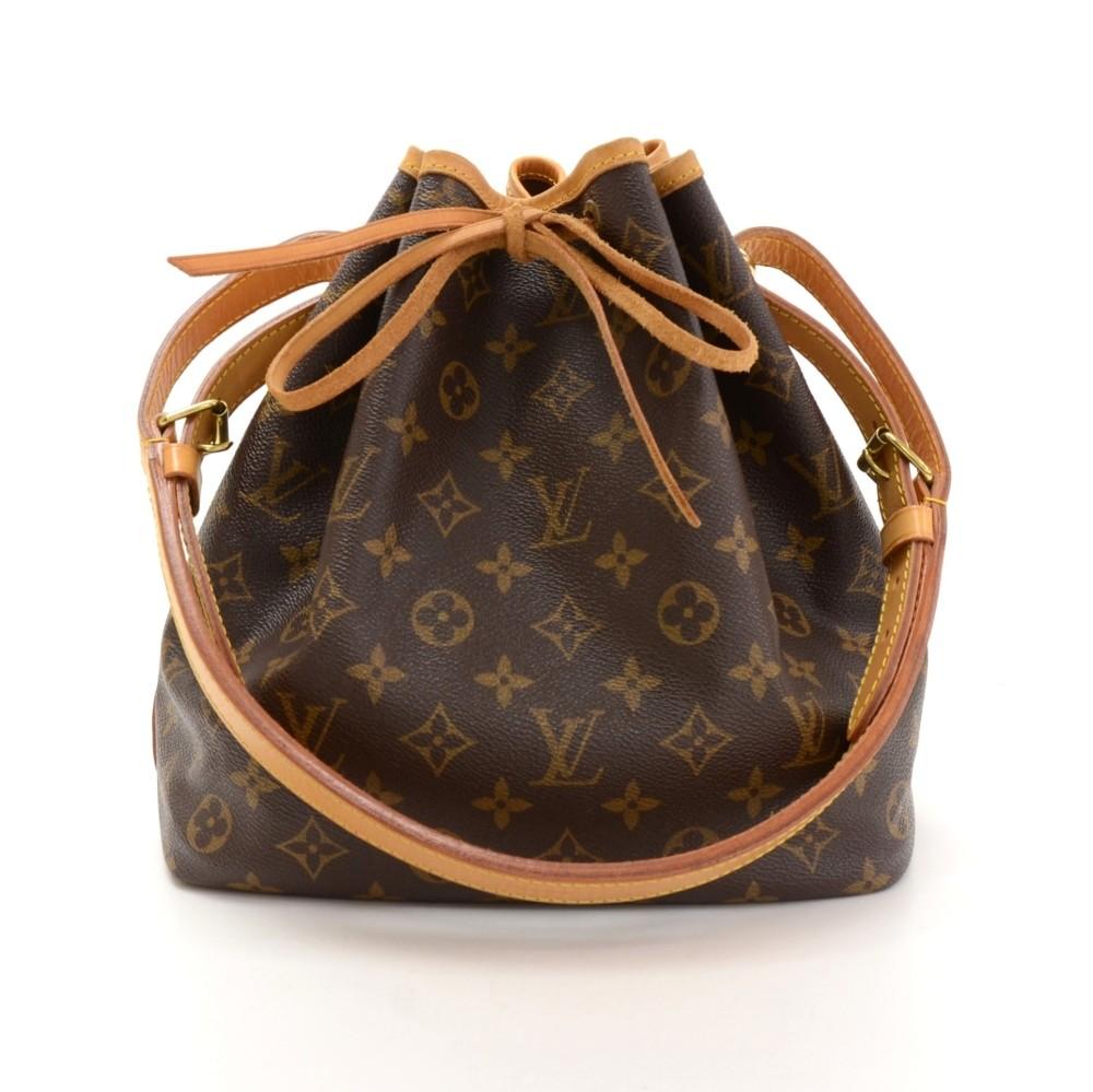 Louis Vuitto Petite Noe Monogram Canvas Bag