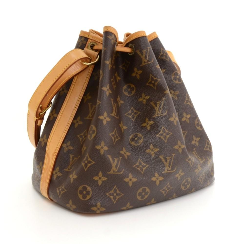 Louis Vuitto Petite Noe Monogram Canvas Bag