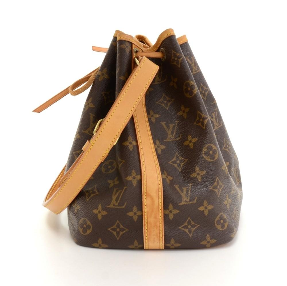 Louis Vuitto Petite Noe Monogram Canvas Bag