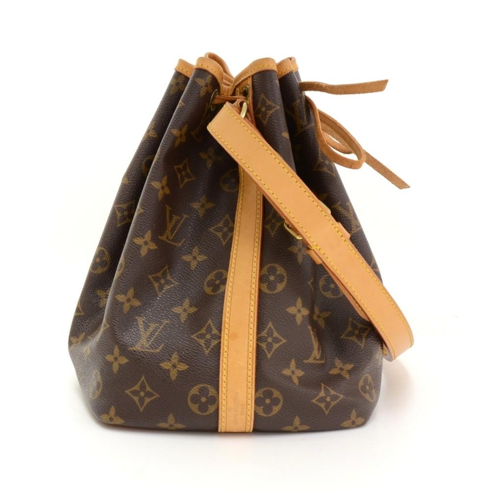 Louis Vuitto Petite Noe Monogram Canvas Bag