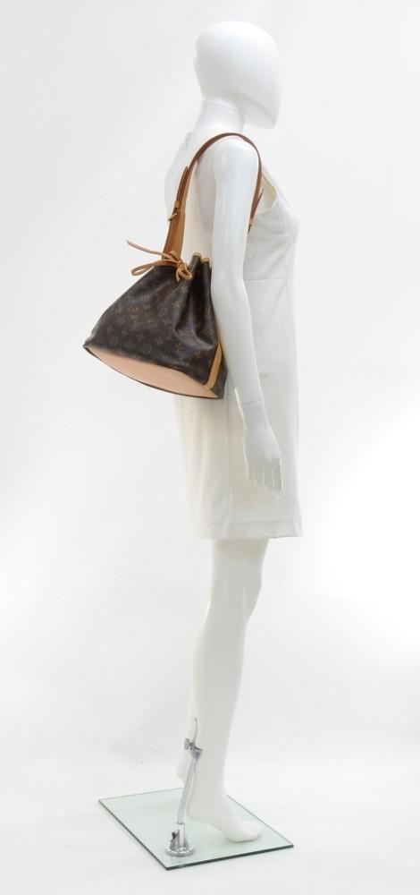 Louis Vuitto Petite Noe Monogram Canvas Bag
