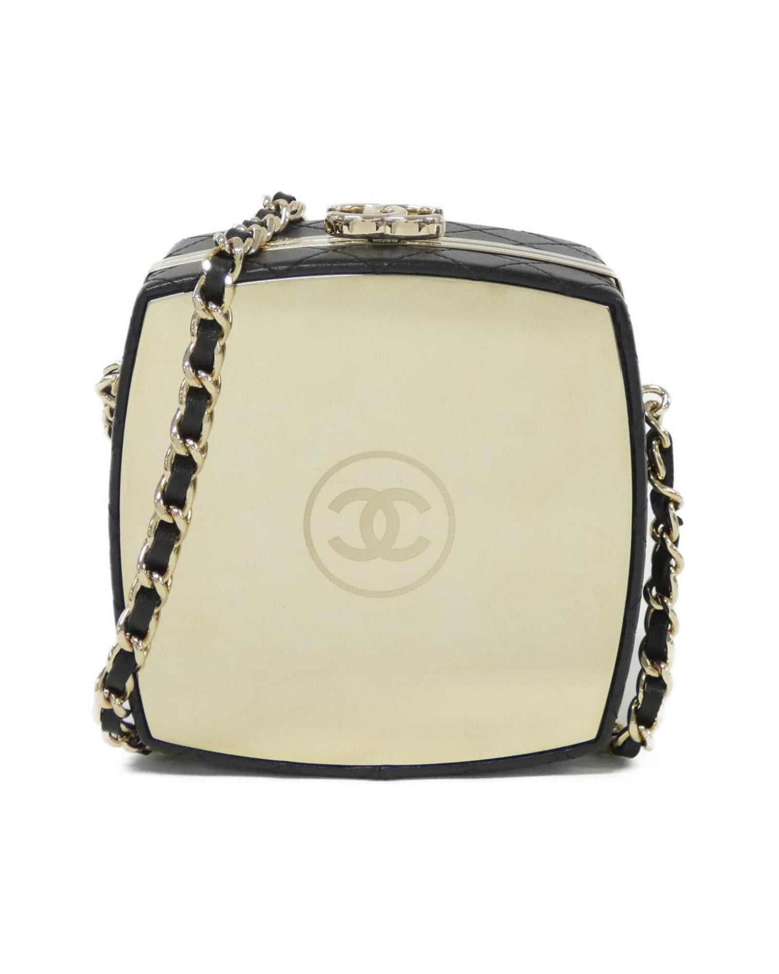 Chanel Leather Box with Dust Bag and  Card