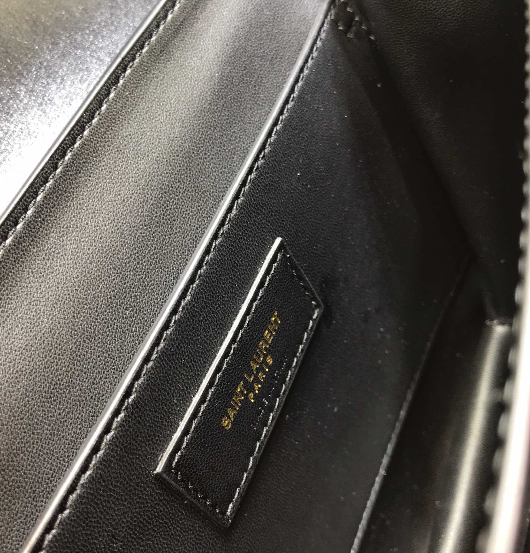 GLAMI Le Monogramme Small Satchel In Monogram Canvas And Smooth Black For Women 9in/23cm YSL