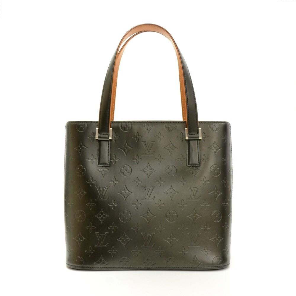 Louis Vuitto Stockton Monogram Mat Leather Handbag