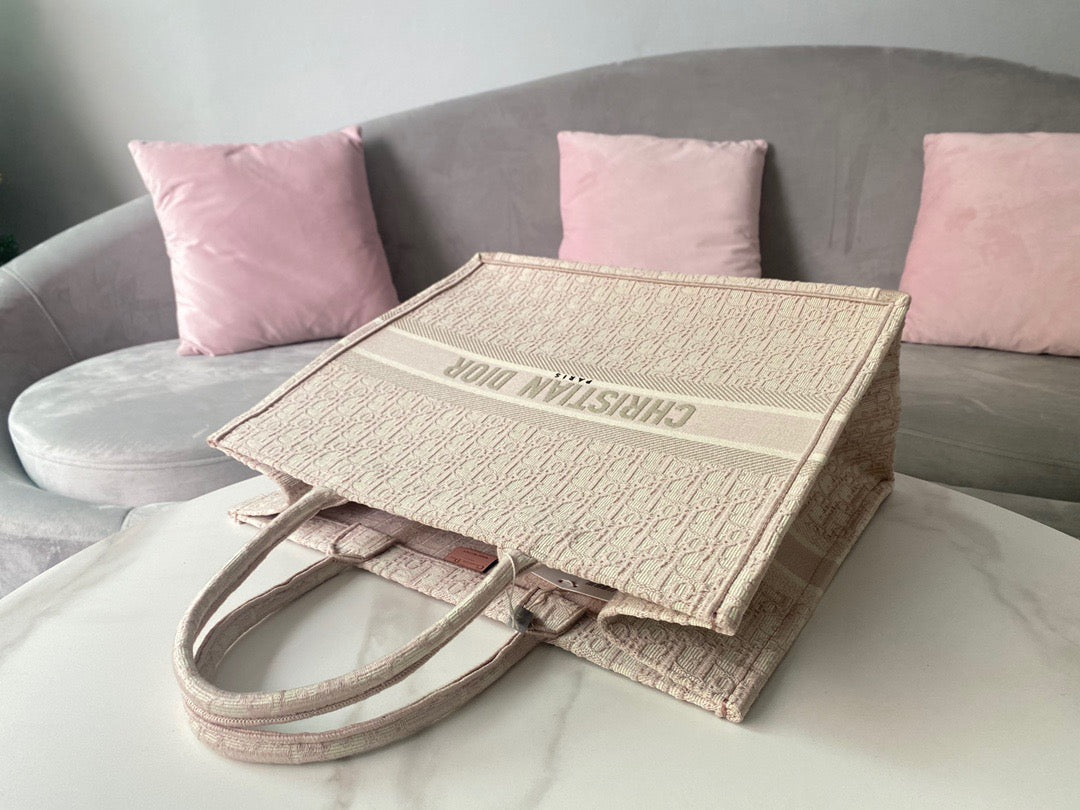 GLAMI Large Book Tote Pink, For Women, WomenÃ¢â‚¬â„¢s Handbags 16.5in/42cm CD