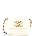 CHANEL 19 Convertible Flap Coin Purse With Chain Quilted Lambskin