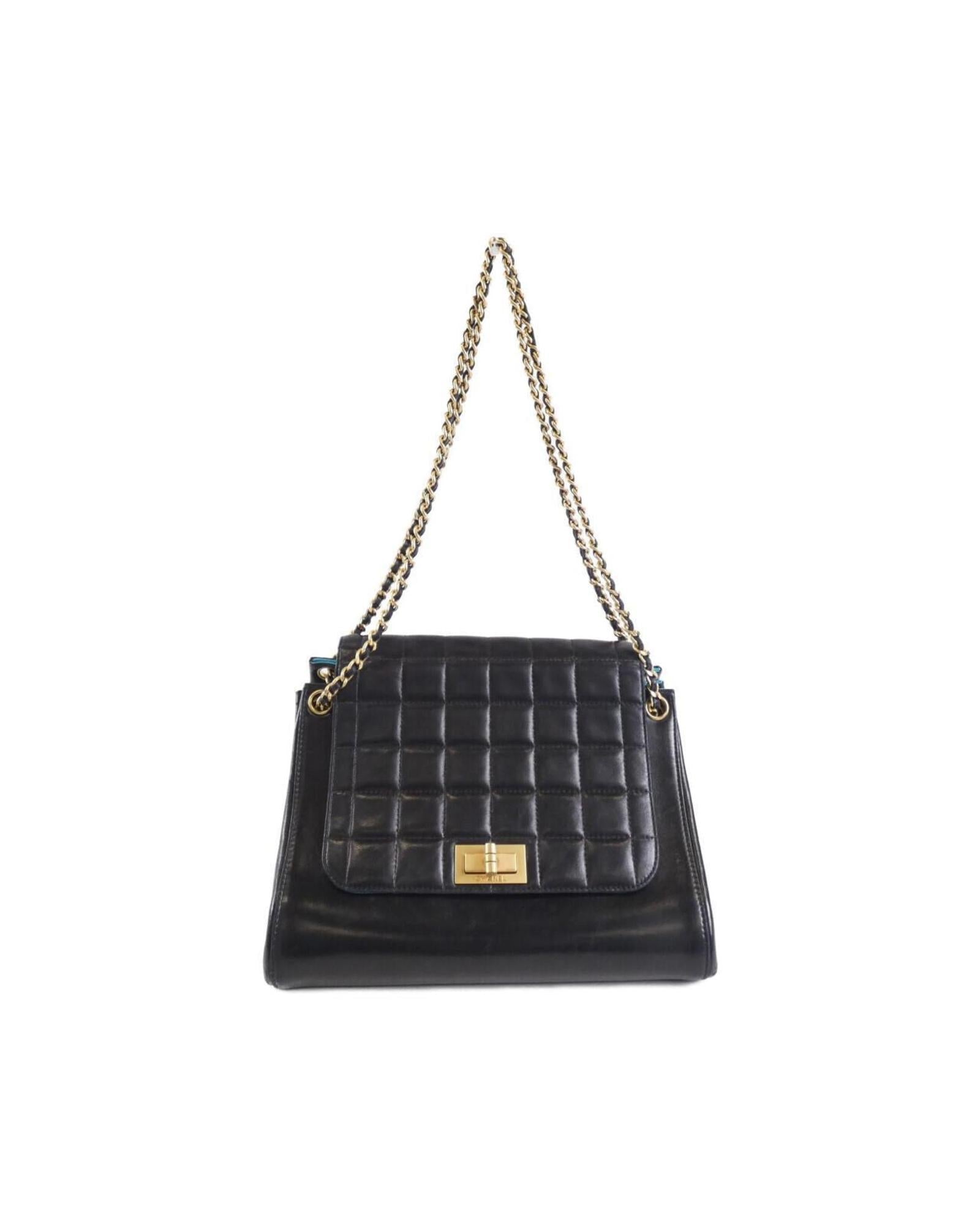 Chanel Quilted Lambskin Leather Chain Bag