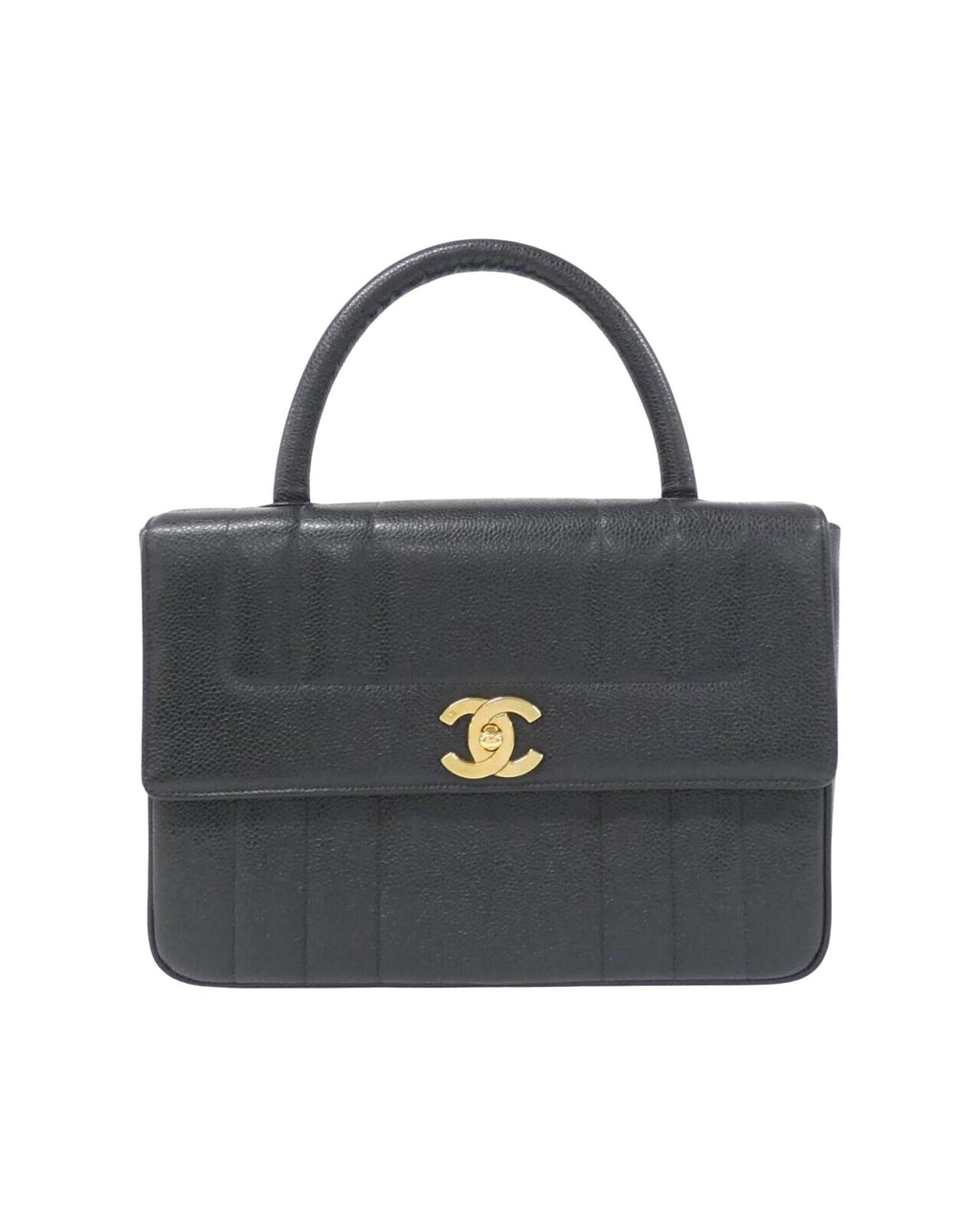 Chanel Caviar Leather TopHandle Handbag