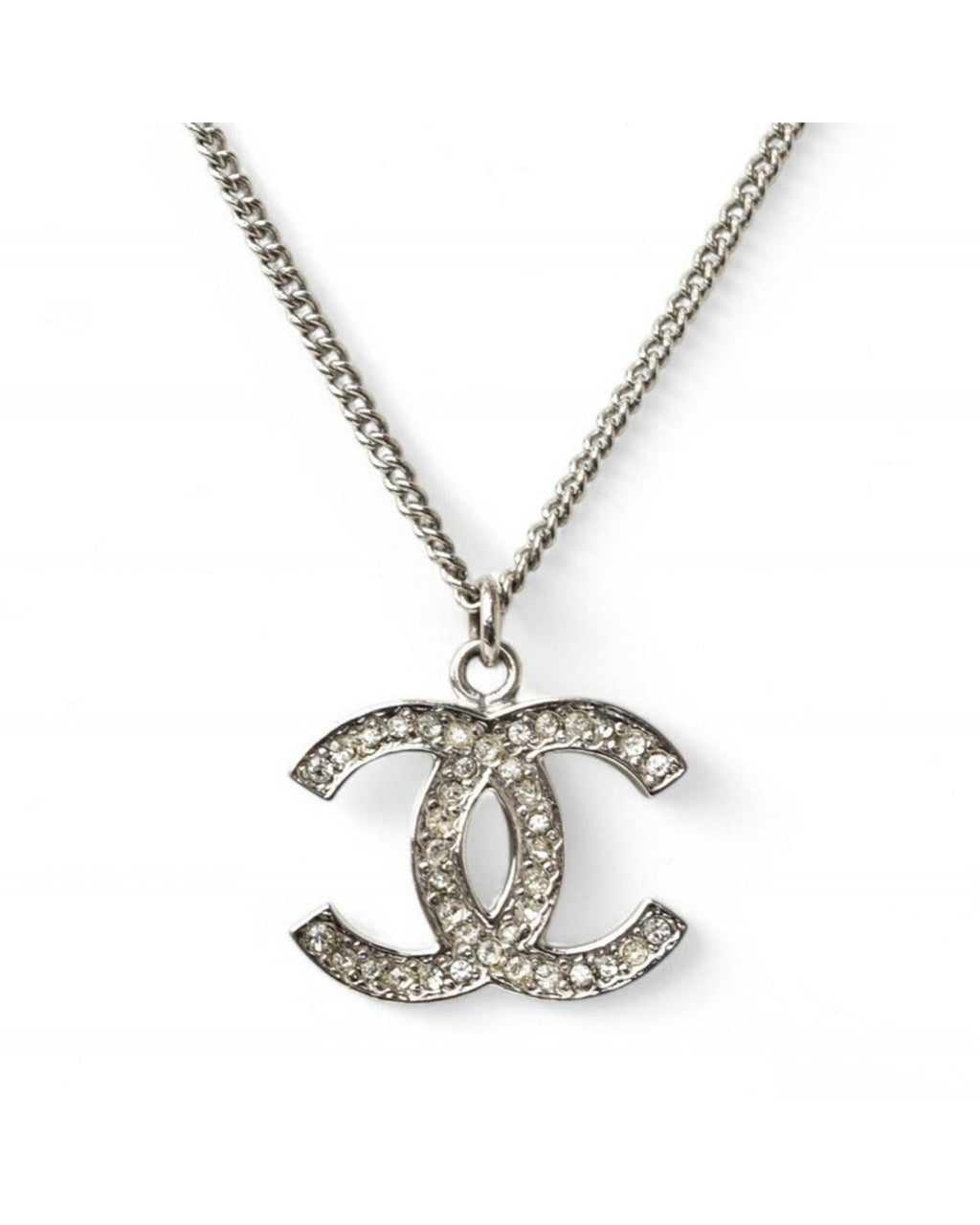 Chanel Elegant Metal Pendant Necklace with Box and Dust Bag