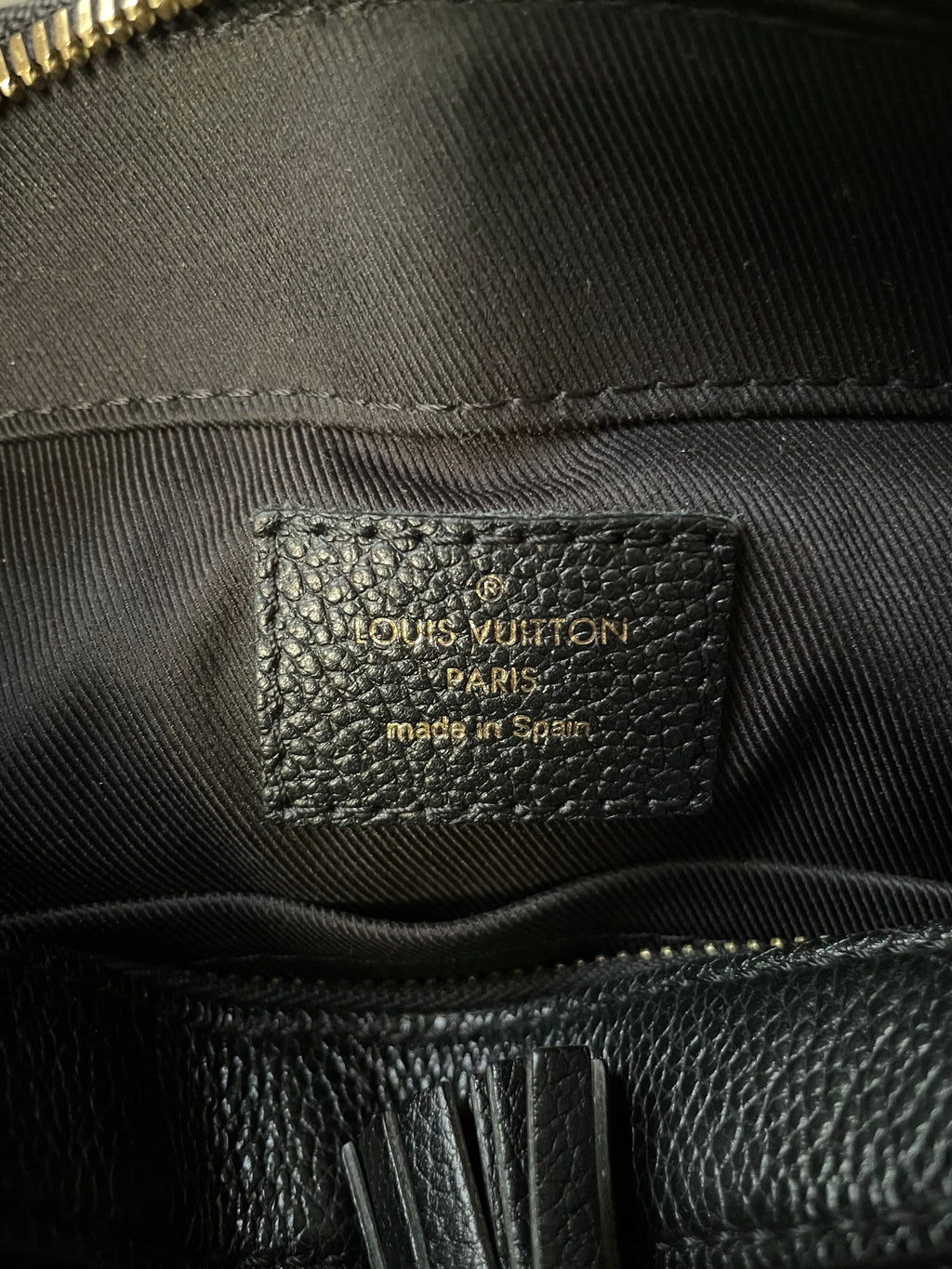 Louis Vuitton Saintonge Black Empreinte (RRP £1520)