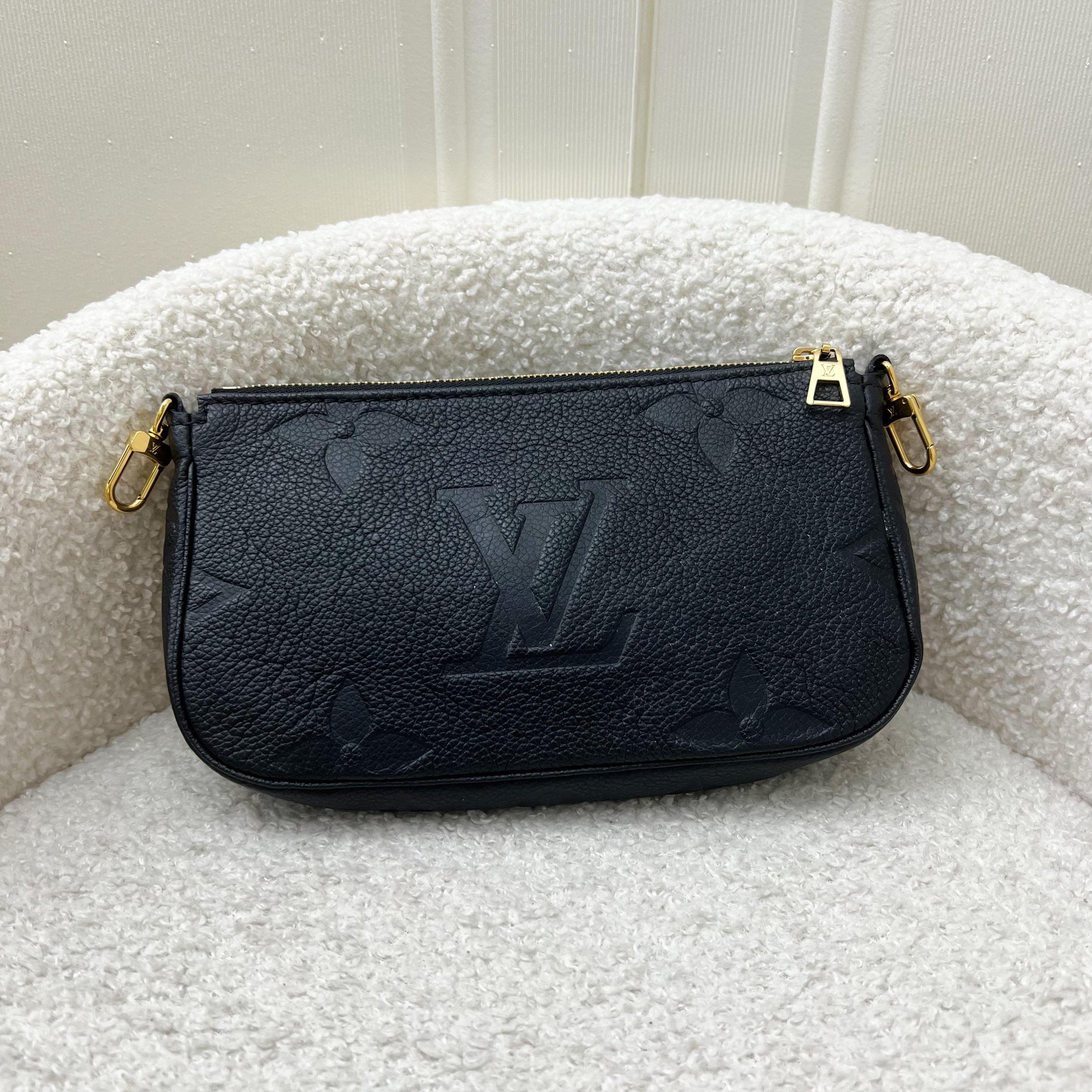 LV Multi Pochette Accessoires MPA in Black Empreinte Leather and GHW