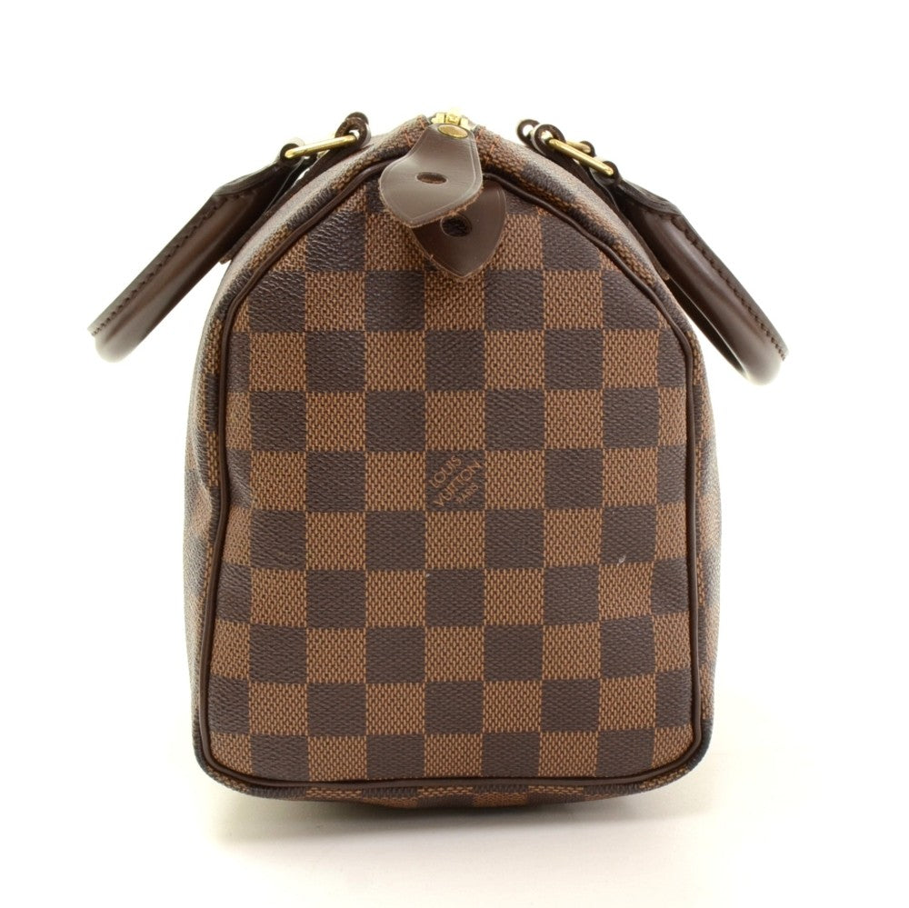 Louis Vuitto Speedy 25 Damier Ebene Handbag