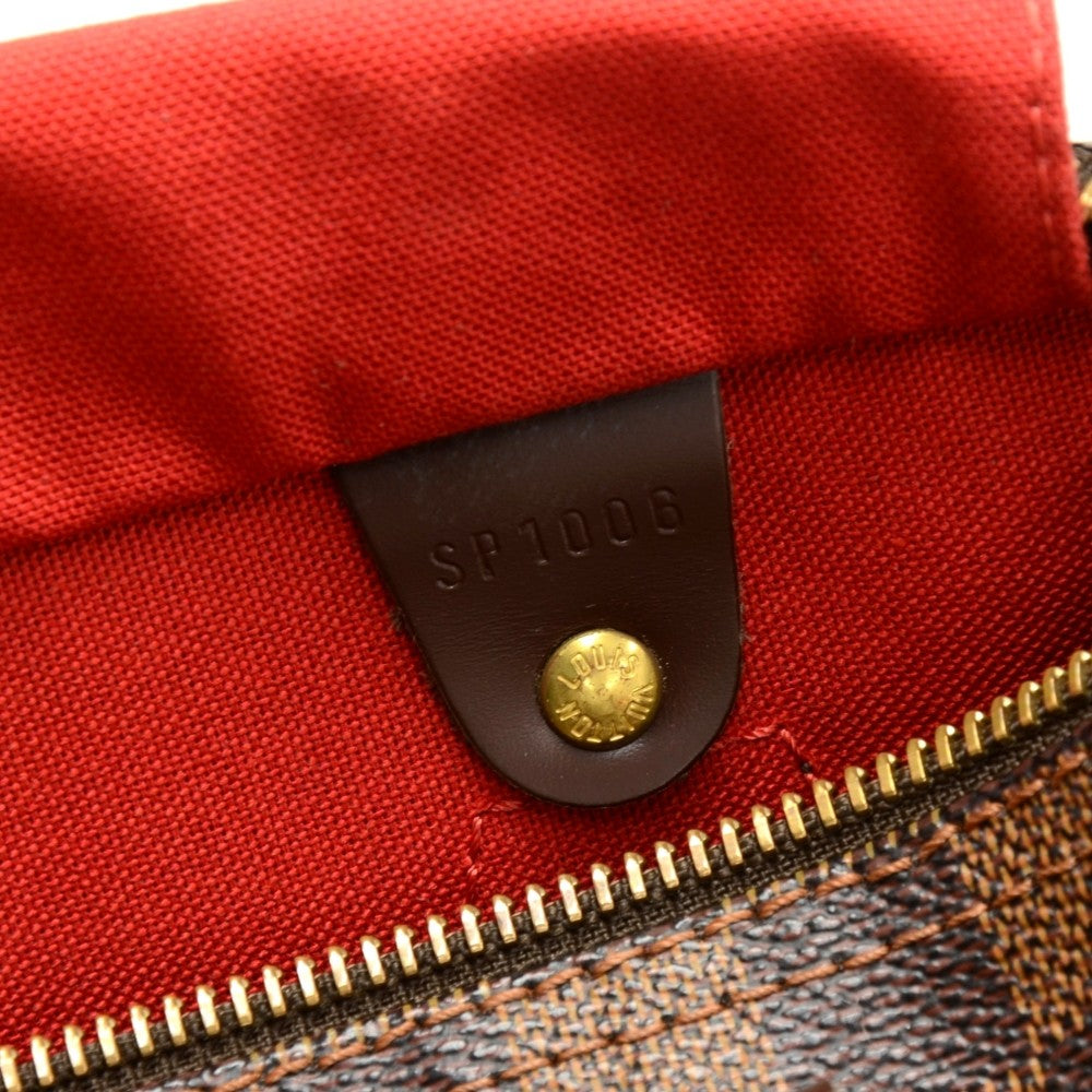 Louis Vuitto Speedy 25 Damier Ebene Handbag