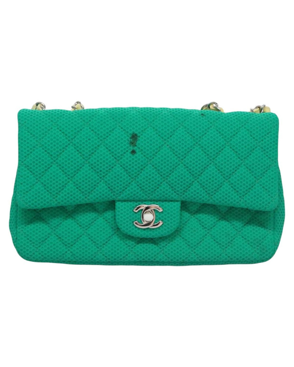 Chanel Cotton Shoulder Bag with  Card