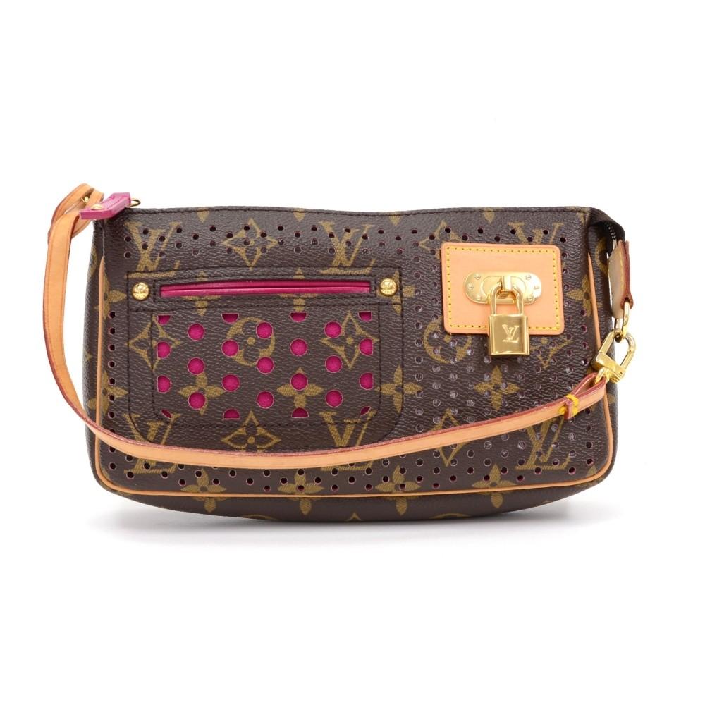 Louis Vuitto Perforated Monogram Canvas Accessoires Evening Bag - 2006 Limited Edition