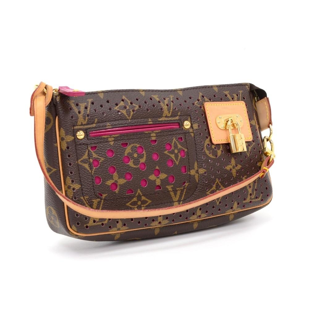 Louis Vuitto Perforated Monogram Canvas Accessoires Evening Bag - 2006 Limited Edition