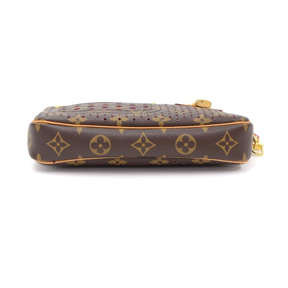 Louis Vuitto Perforated Monogram Canvas Accessoires Evening Bag - 2006 Limited Edition