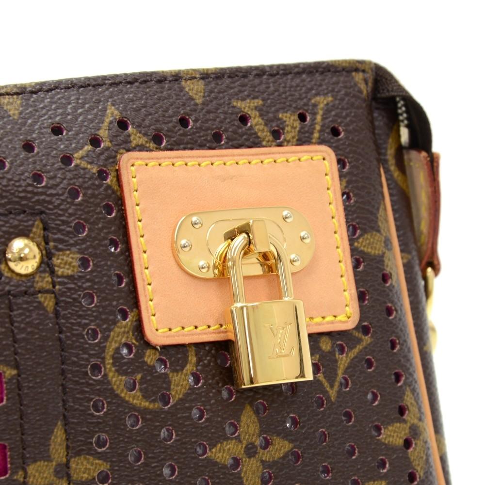 Louis Vuitto Perforated Monogram Canvas Accessoires Evening Bag - 2006 Limited Edition