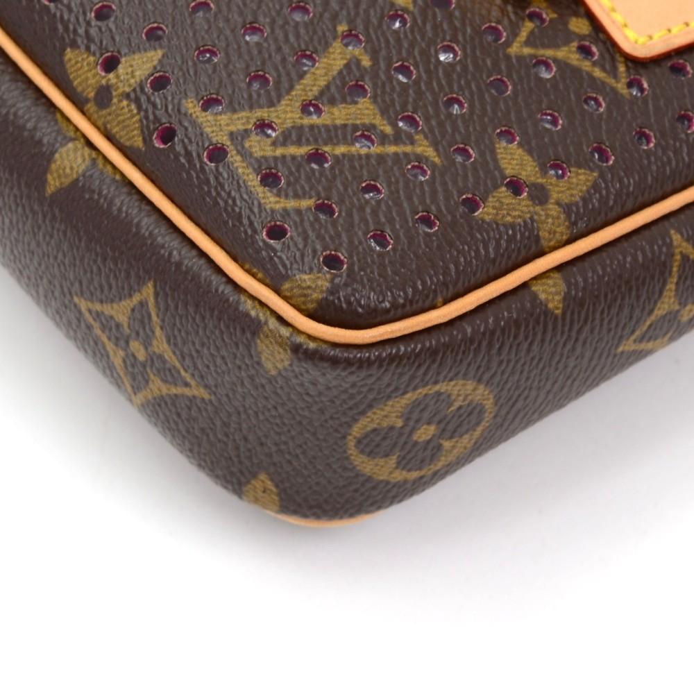 Louis Vuitto Perforated Monogram Canvas Accessoires Evening Bag - 2006 Limited Edition
