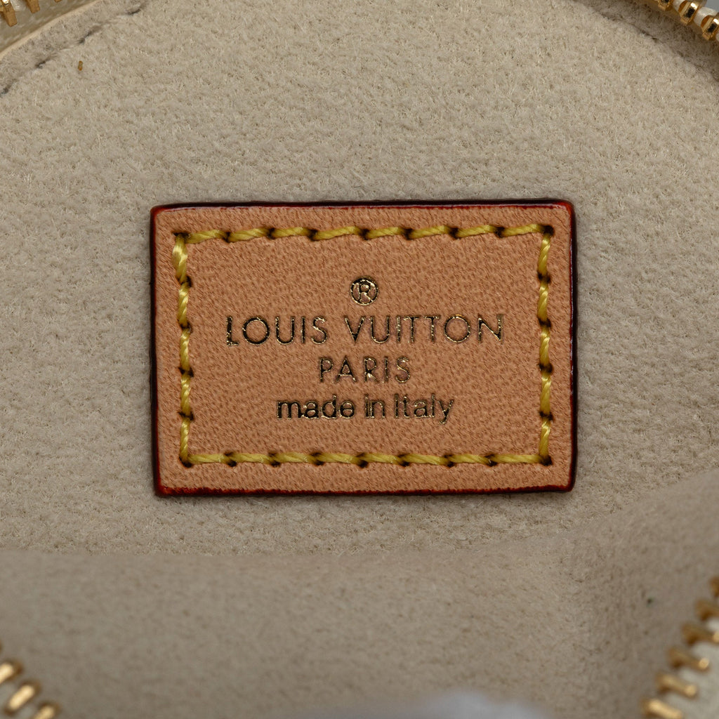 Blue Louis Vuitton Monogram Giant By The Pool Multi Pochette Lanyard Key Holder Coin Pouch