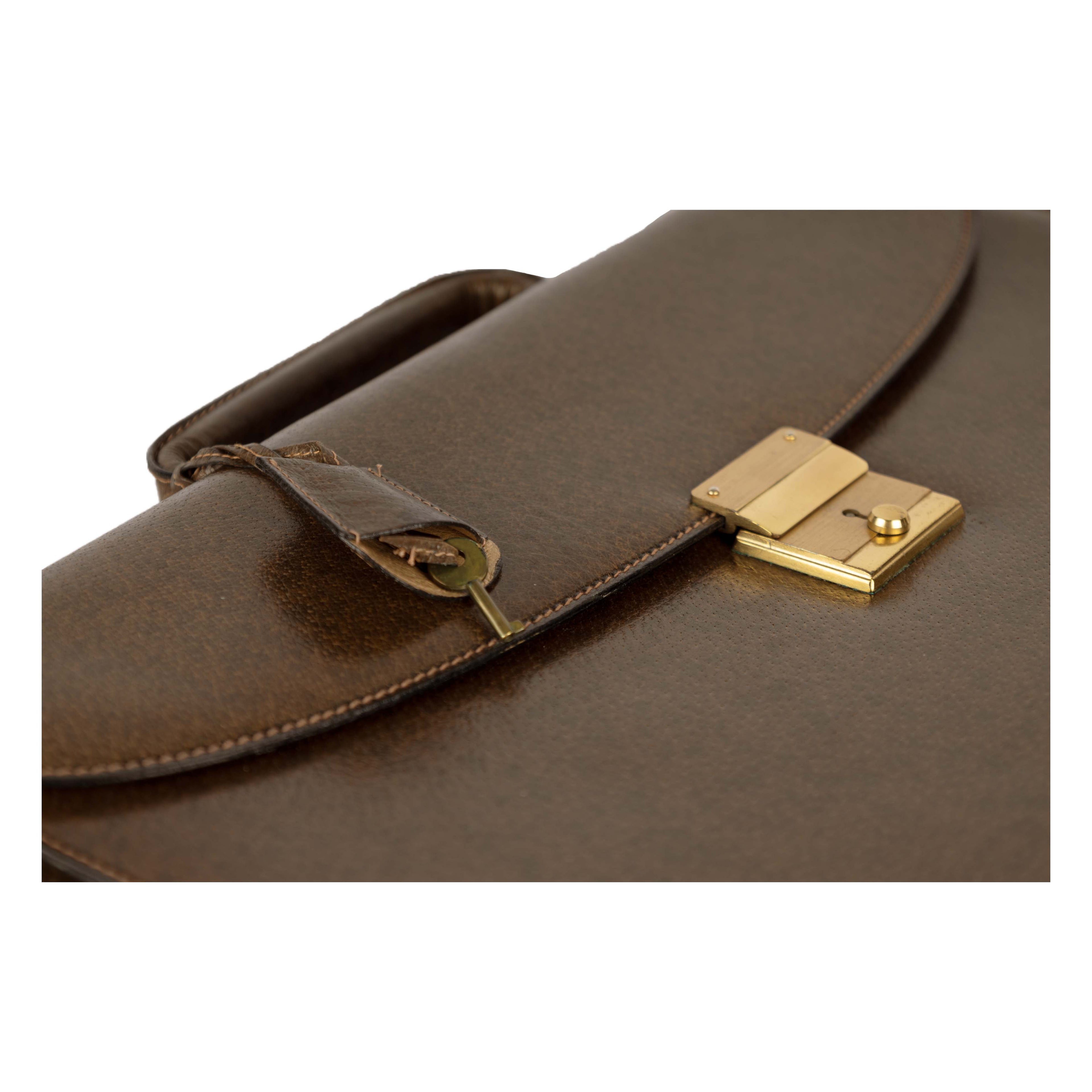 Gucci Vintage Leather Briefcase - '90s