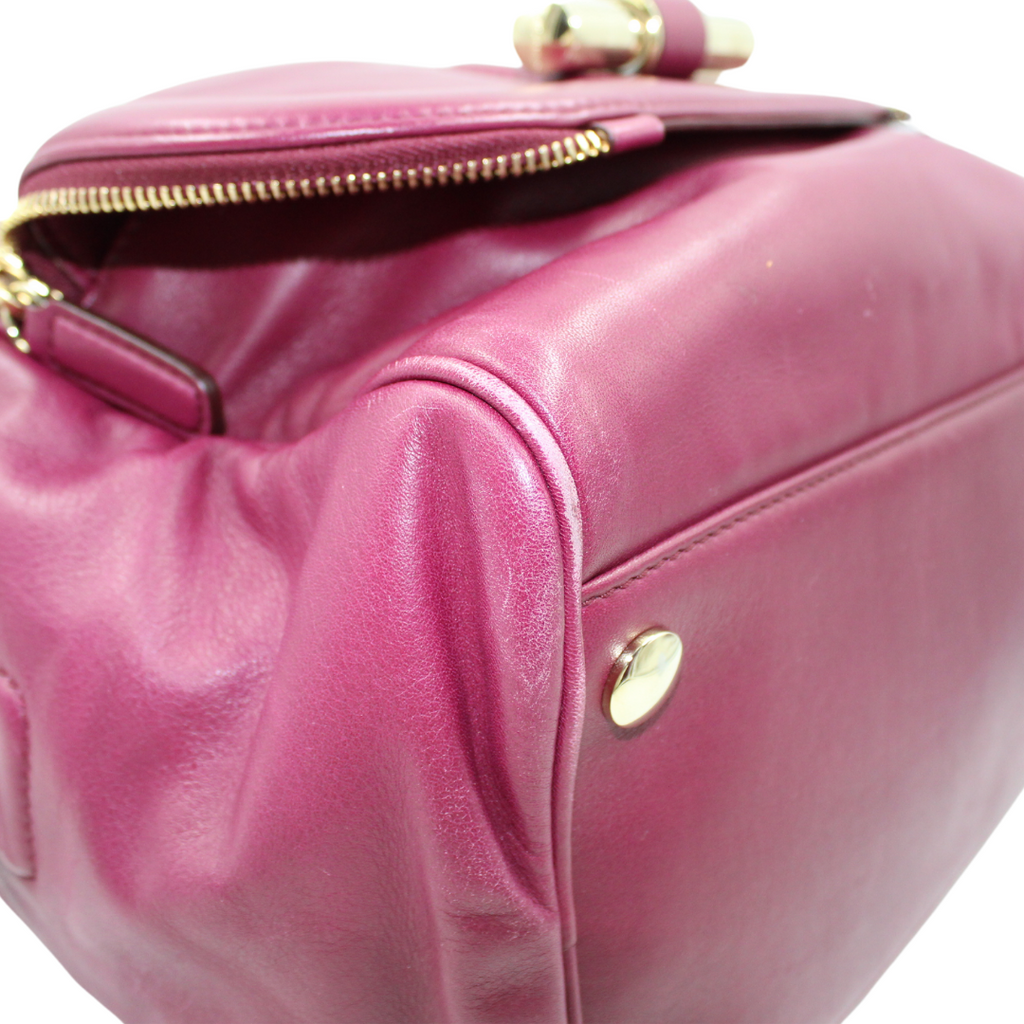 Jimmy Choo Justine Leather Handle Bag