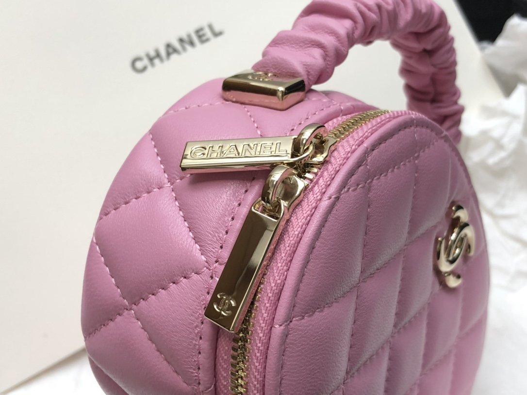 CHLVanity Case Shiny Gold PiNike Bag For Women 9.5cm/3.7in