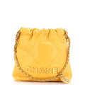 CHANEL 22 Chain Hobo Quilted Calfskin Mini