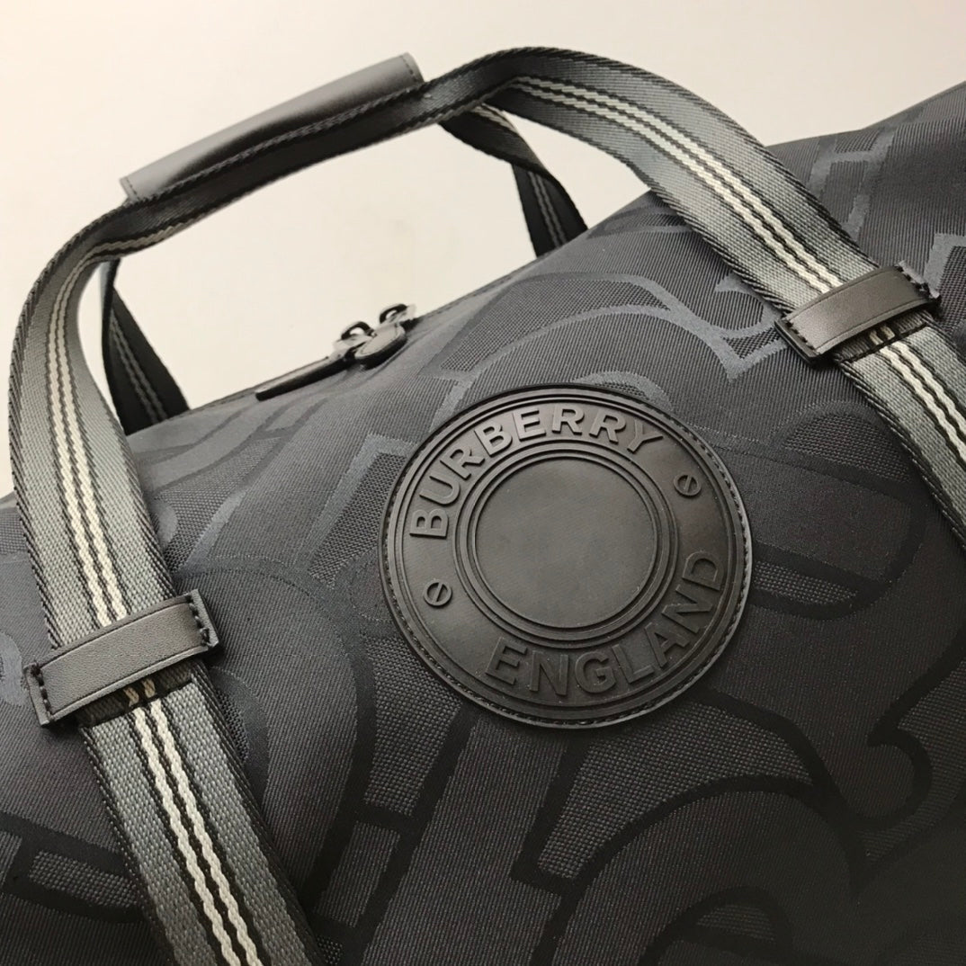 GLAMI Monogram Recycled Polyester Jacquard Holdall Black For Men, Bags 19.7in/50cm