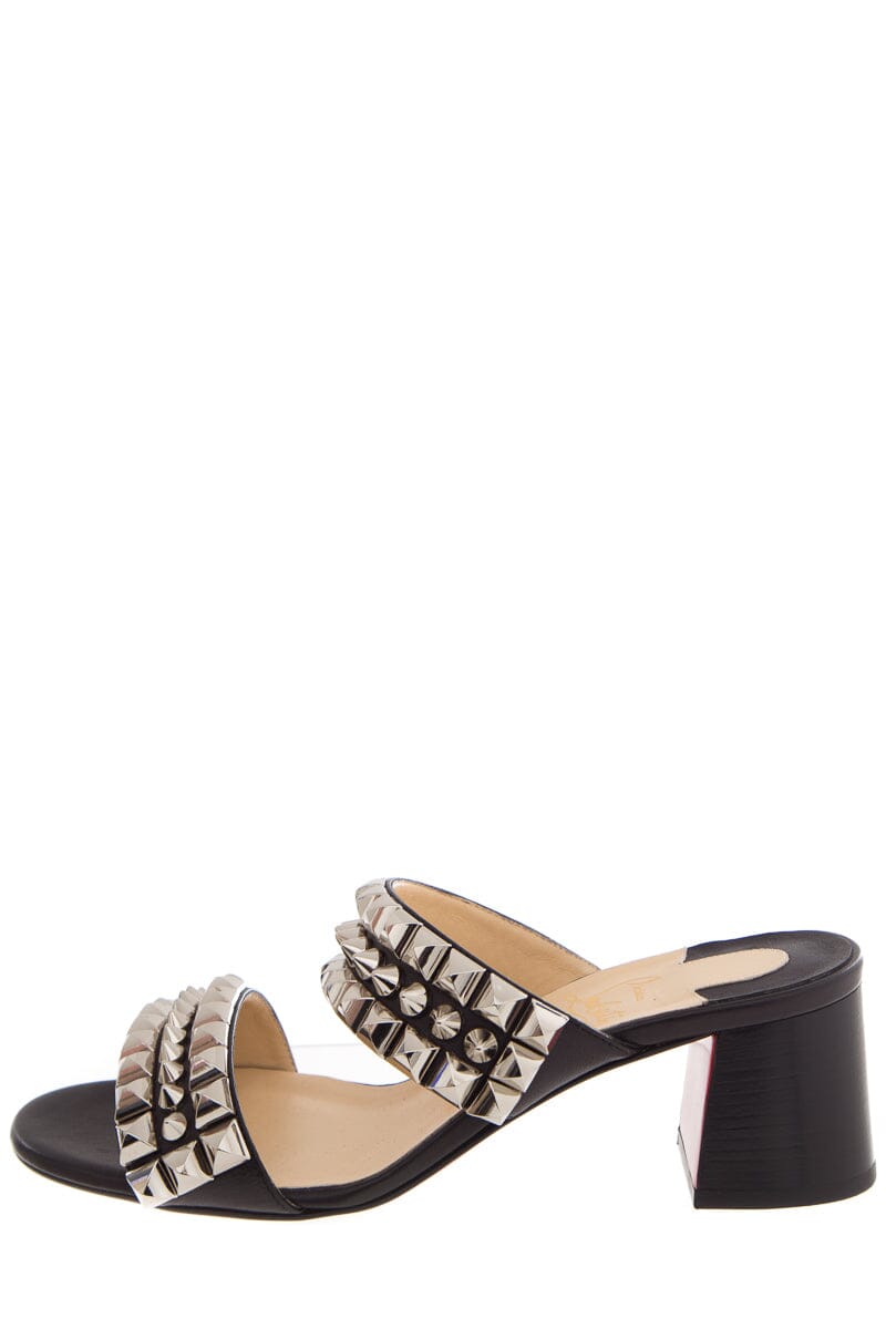 Christian Louboutin Black Slides SZ 37