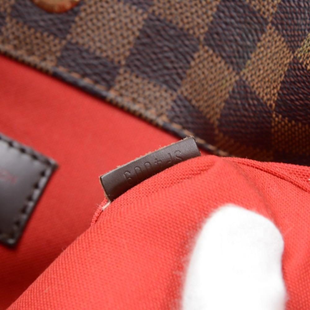 Louis Vuitto Bloomsbury PM Damier Ebene Canvas Bag