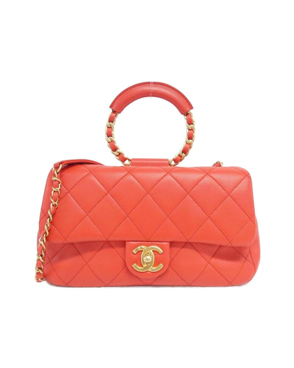 Chanel Leather Shoulder Bag with Dust Bag