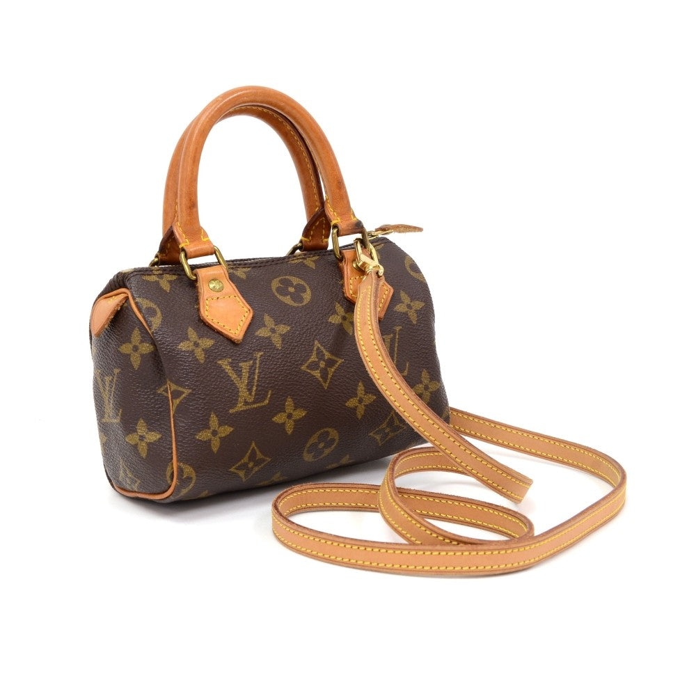 Louis Vuitto Mini Speedy Handbag with Strap