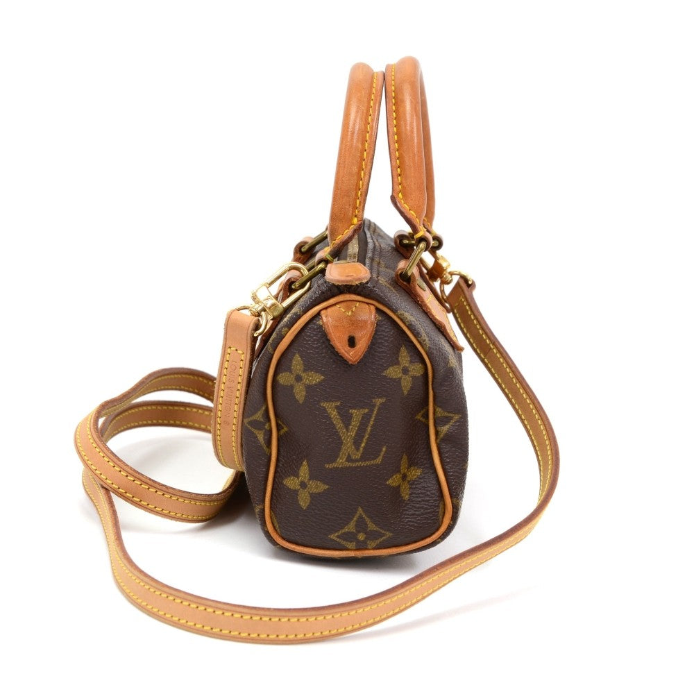 Louis Vuitto Mini Speedy Handbag with Strap